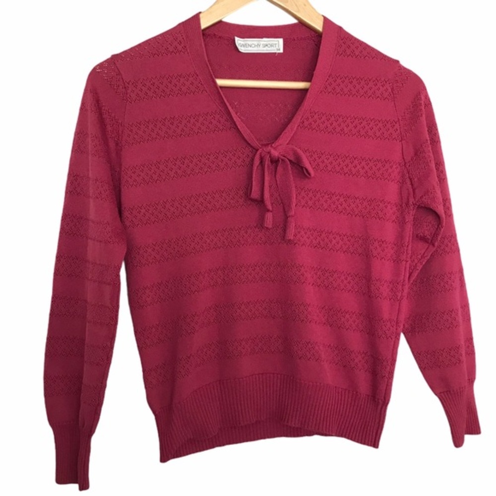 Givenchy Sport Lightweight Perforated Sweater